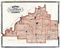 Gibson County, Indiana State Atlas 1876